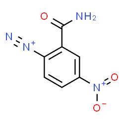 ChemSpider 2D Image | 2-Carbamoyl-4-nitrobenzenediazonium | C7H5N4O3