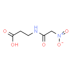 ChemSpider 2D Image | N-(Nitroacetyl)-beta-alanine | C5H8N2O5