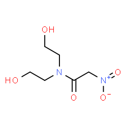 ChemSpider 2D Image | N,N-Bis(2-hydroxyethyl)-2-nitroacetamide | C6H12N2O5