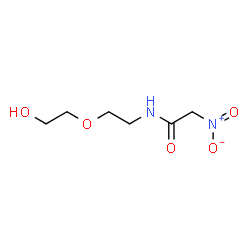 ChemSpider 2D Image | N-[2-(2-Hydroxyethoxy)ethyl]-2-nitroacetamide | C6H12N2O5