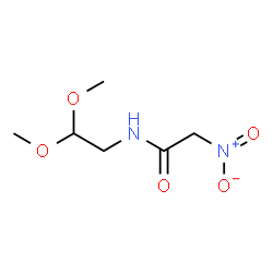 ChemSpider 2D Image | N-(2,2-Dimethoxyethyl)-2-nitroacetamide | C6H12N2O5