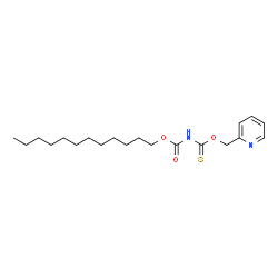 ChemSpider 2D Image | O-Dodecyl O-(2-pyridinylmethyl) imidothiodicarbonate | C20H32N2O3S