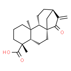 ChemSpider 2D Image | 15-Oxo-(-)-kaur-16-en-19-oic acid | C20H28O3