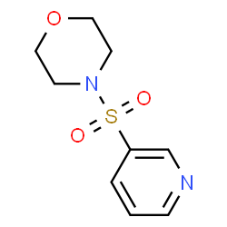 ChemSpider 2D Image | 3-(MORPHOLINOSULFONYL)PYRIDINE | C9H12N2O3S