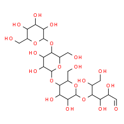 ChemSpider 2D Image | Hexopyranosyl-(1->4)hexopyranosyl-(1->4)hexopyranosyl-(1->4)hexose | C24H42O21
