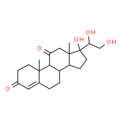 ChemSpider 2D Image | 17,20,21-Trihydroxypregn-4-ene-3,11-dione | C21H30O5