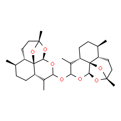ChemSpider 2D Image | (1S,4S,5R,8S,12R,13R,1'S,4'S,5'R,8'S,12'R,13'R)-10,10'-Oxybis(1,5,9-trimethyl-11,14,15-trioxatetracyclo[10.2.1.0~4,13~.0~8,13~]pentadecane) | C30H46O7