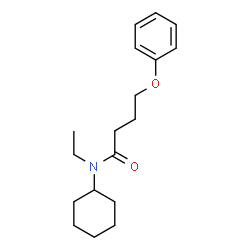 ChemSpider 2D Image | N-Cyclohexyl-N-ethyl-4-phenoxybutanamide | C18H27NO2