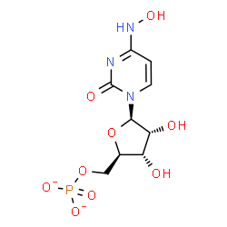 ChemSpider 2D Image | N-Hydroxy-5'-O-phosphonatocytidine | C9H12N3O9P