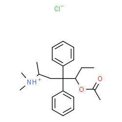 ChemSpider 2D Image | Levomethadyl Acetate Hydrochloride | C23H32ClNO2