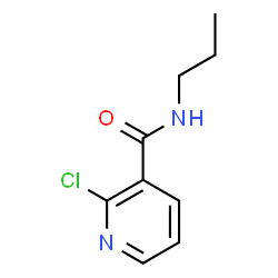 ChemSpider 2D Image | 2-Chloro-N-propylnicotinamide | C9H11ClN2O