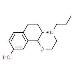 ChemSpider 2D Image | (4aS)-4-Propyl-3,4,4a,5,6,10b-hexahydro-2H-naphtho[1,2-b][1,4]oxazin-9-ol | C15H21NO2