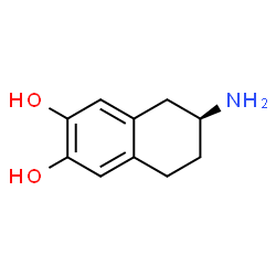 ChemSpider 2D Image | (S)-2-amino-6,7-dihydroxytetralin | C10H13NO2