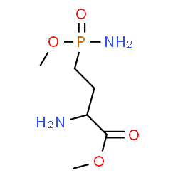 ChemSpider 2D Image | Methyl 2-amino-4-[amino(methoxy)phosphoryl]butanoate | C6H15N2O4P