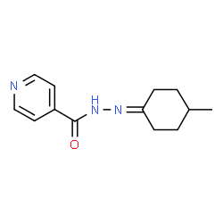 ChemSpider 2D Image | N'-(4-Methylcyclohexylidene)isonicotinohydrazide | C13H17N3O