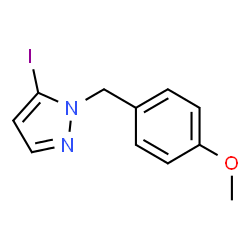 ChemSpider 2D Image | 5-Iodo-1-(4-methoxybenzyl)-1H-pyrazole | C11H11IN2O