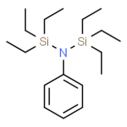 ChemSpider 2D Image | 1,1,1-Triethyl-N-phenyl-N-(triethylsilyl)silanamine | C18H35NSi2