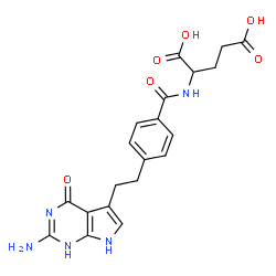 ChemSpider 2D Image | Pemetrexed | C20H21N5O6