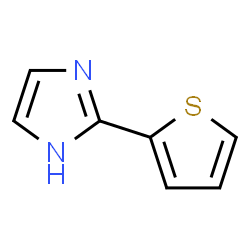 ChemSpider 2D Image | 2-(2-Thienyl)-1H-imidazole | C7H6N2S