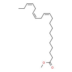 ChemSpider 2D Image | Methyl (11Z,14Z,17Z)-11,14,17-icosatrienoate | C21H36O2