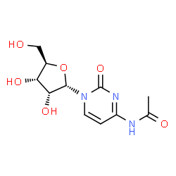 ChemSpider 2D Image | 4-Acetamido-1-(alpha-D-ribofuranosyl)-2(1H)-pyrimidinone | C11H15N3O6