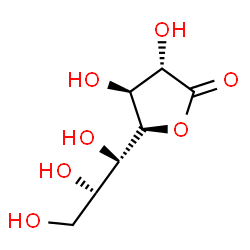 ChemSpider 2D Image | (3S,4S,5S)-3,4-Dihydroxy-5-(1,2,3-trihydroxypropyl)dihydro-2(3H)-furanone | C7H12O7