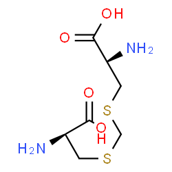 ChemSpider 2D Image | (2'S)-3,3'-(Methylenedisulfanediyl)bis(2-aminopropanoic acid) (non-preferred name) | C7H14N2O4S2