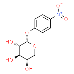 ChemSpider 2D Image | 4-Nitrophenyl alpha-L-xylopyranoside | C11H13NO7