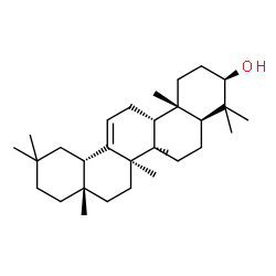ChemSpider 2D Image | (3alpha,5beta,10alpha,14beta,17alpha)-Olean-12-en-3-ol | C30H50O