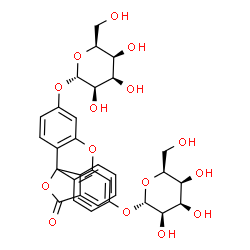 ChemSpider 2D Image | 3-Oxo-6'-(alpha-L-talopyranosyloxy)-3H-spiro[2-benzofuran-1,9'-xanthen]-3'-yl alpha-L-talopyranoside | C32H32O15