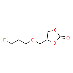 ChemSpider 2D Image | 4-[(3-Fluoropropoxy)methyl]-1,3-dioxolan-2-one | C7H11FO4