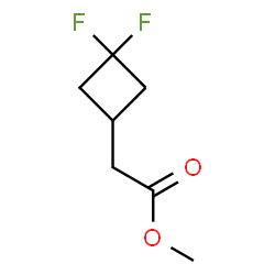 ChemSpider 2D Image | Methyl (3,3-difluorocyclobutyl)acetate | C7H10F2O2