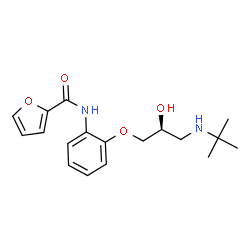 ChemSpider 2D Image | (S)-ancarolol | C18H24N2O4