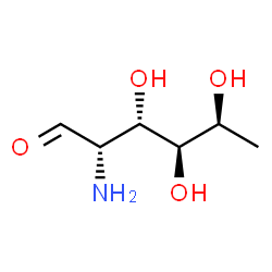 ChemSpider 2D Image | L-fucosamine | C6H13NO4