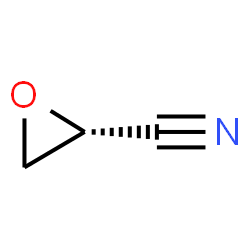 ChemSpider 2D Image | (2R)-2-Oxiranecarbonitrile | C3H3NO
