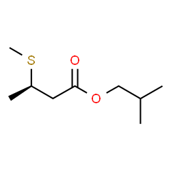 ChemSpider 2D Image | Isobutyl (3R)-3-(methylsulfanyl)butanoate | C9H18O2S