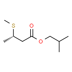 ChemSpider 2D Image | Isobutyl (3S)-3-(methylsulfanyl)butanoate | C9H18O2S