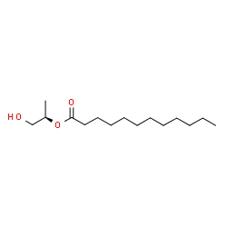 ChemSpider 2D Image | (2R)-1-Hydroxy-2-propanyl laurate | C15H30O3