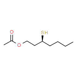 ChemSpider 2D Image | (3S)-3-Sulfanylheptyl acetate | C9H18O2S