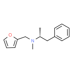 ChemSpider 2D Image | (2R)-N-(2-Furylmethyl)-N-methyl-1-phenyl-2-propanamine | C15H19NO