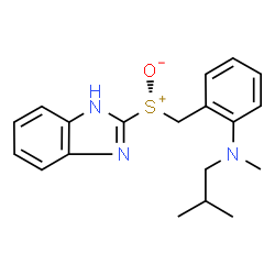 ChemSpider 2D Image | 1H-Benzimidazol-2-yl{2-[isobutyl(methyl)amino]benzyl}sulfoniumolate | C19H23N3OS