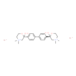 ChemSpider 2D Image | (2R,2'R)-2,2'-(4,4'-Biphenyldiyl)bis(2-hydroxy-4,4-dimethylmorpholin-4-ium) dibromide | C24H34Br2N2O4