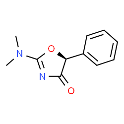 ChemSpider 2D Image | (5S)-2-(Dimethylamino)-5-phenyl-1,3-oxazol-4(5H)-one | C11H12N2O2