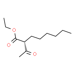 ChemSpider 2D Image | Ethyl (2R)-2-acetyloctanoate | C12H22O3