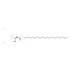 ChemSpider 2D Image | Disodium (2S)-4-(octadecylamino)-4-oxo-2-sulfonatobutanoate | C22H41NNa2O6S