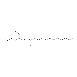 ChemSpider 2D Image | (2S)-2-Ethylhexyl laurate | C20H40O2
