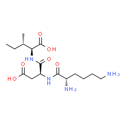 ChemSpider 2D Image | LYSYL ASPARTYL ISOLEUCINE | C16H30N4O6