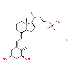 ChemSpider 2D Image | CALCITRIOL MONOHYDRATE | C27H46O4
