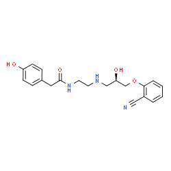 ChemSpider 2D Image | (R)-EPANOLOL | C20H23N3O4