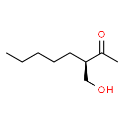 ChemSpider 2D Image | (3R)-3-(Hydroxymethyl)-2-octanone | C9H18O2